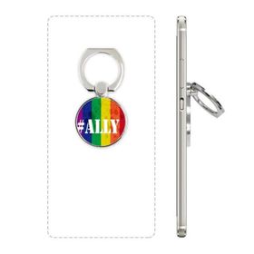 Dıythinker Ally Lgbt Gökkuşağı Desenli Halka Stand Cep Telefonu Tutucu