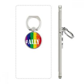 Dıythinker Ally Lgbt Gökkuşağı Desenli Halka Stand Cep Telefonu Tutucu