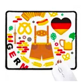 Dıythinker Almanya Gümrük Landmark Bayrak Kültür Kaymaz Mouse Pad