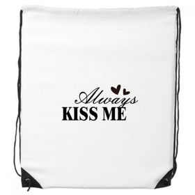 Dıythinker Always Kiss Me Alıntı İpli Sırt Çantası