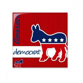 Dıythinker America Amerika Birleşik Devletleri Eşek Amblemi Demokrat Seramik 10x10 cm Seramik Karo