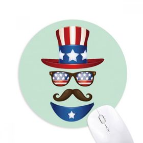Dıythinker America Sam Amca I Want You Baskılı Yuvarlak Kaymaz Kauçuk Mouse Pad