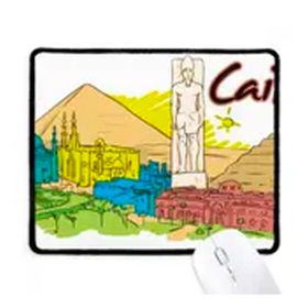 Dıythinker Antik Mısır Dekoratif Şehir Desen Kaymaz Mouse Pad