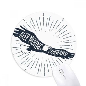 Dıythinker Antik Mısır Kartalı Dekoratif Desen Baskılı Yuvarlak Kaymaz Kauçuk Mouse Pad