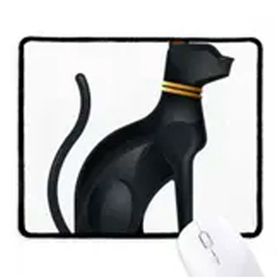 Dıythinker Antik Mısır Soyut Siyah Kedi Desen Kaymaz Mouse Pad