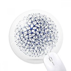 Dıythinker Atom Yapısı Fiziksel İllüstrasyon Baskılı Yuvarlak Kaymaz Kauçuk Mouse Pad