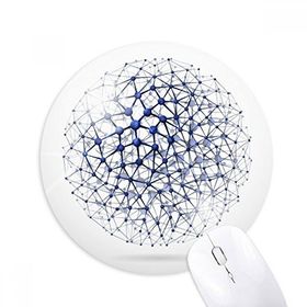 Dıythinker Atom Yapısı Fiziksel İllüstrasyon Baskılı Yuvarlak Kaymaz Kauçuk Mouse Pad