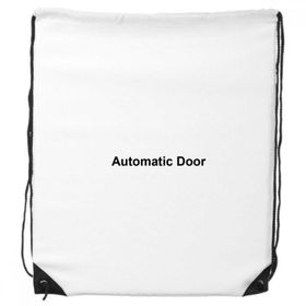 Dıythinker Automatica Door Siyah Sembol Desenli İpli Sırt Çantası