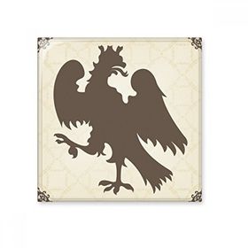 Dıythinker Avrupa Hayvanları Ulusal Amblem Uçurma Kartal Seramik 10x10 cm Seramik Karo