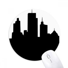 Dıythinker Avustralya Gökdelenleri ve Sidney Operası Baskılı Yuvarlak Kaymaz Kauçuk Mouse Pad