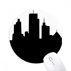 Dıythinker Avustralya Gökdelenleri ve Sidney Operası Baskılı Yuvarlak Kaymaz Kauçuk Mouse Pad