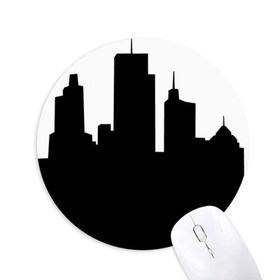 Dıythinker Avustralya Gökdelenleri ve Sidney Operası Baskılı Yuvarlak Kaymaz Kauçuk Mouse Pad