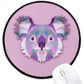 Dıythinker Avustralya Koala Görüntü Karikatür Illüstrasyon Yuvarlak Kaymaz Mouse Pad