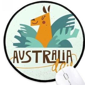 Dıythinker Avustralya Sydney Opera Binası ve Zürafa Yuvarlak Kaymaz Mouse Pad