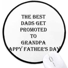 Dıythinker Baba Büyükbaba Baba Festivali Yuvarlak Kaymaz Mouse Pad