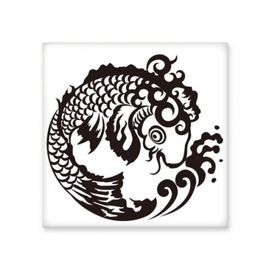 Dıythinker Balık Hayvan Çin Japon Su Seramik 10x10 cm Seramik Karo