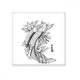 Dıythinker Balık Oynama Yüzme Deniz Seaw Seramik 10x10 cm Seramik Karo