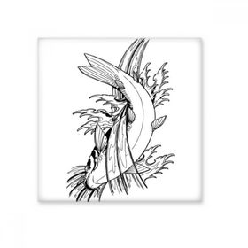 Dıythinker Balık Yüzme Havuzlu Deniz Seaw Seramik 10x10 cm Seramik Karo