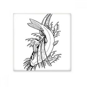 Dıythinker Balık Yüzme Havuzlu Deniz Seaw Seramik 10x10 cm Seramik Karo
