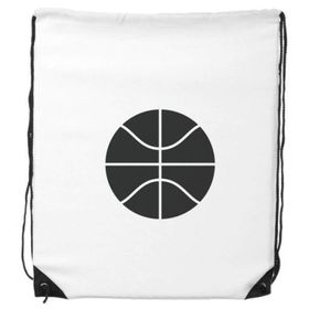 Dıythinker Basketbol Spor Basit Geometri Desenli İpli Sırt Çantası