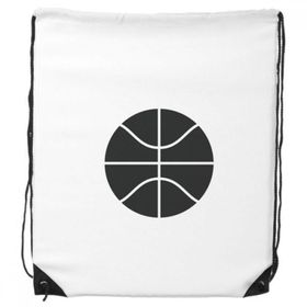 Dıythinker Basketbol Spor Basit Geometri Desenli İpli Sırt Çantası