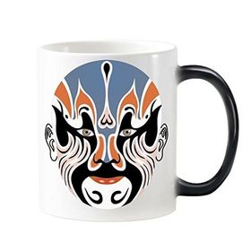 Dıythinker BColorful Quluoyang Sanat Çin Geleneksel Kültür İllüstrasyon Desen Değiştiren Isıya Duyarlı Değişen Renk Kupa