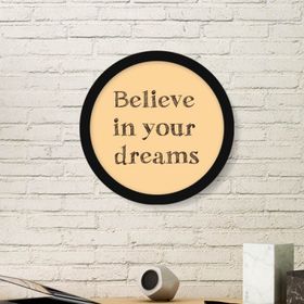 Dıythinker Believe In Your Dream İlham Verici Alıntı Sözler Anahtarlık