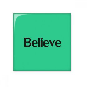 Dıythinker Believe Kelime İlham Verici Alıntı Sözler 15x15 cm Seramik Karo
