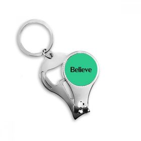 Dıythinker Believe Kelime İlham Verici Sözler Anahtarlık