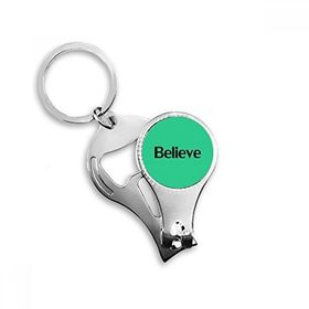 Dıythinker Believe Kelime İlham Verici Sözler Anahtarlık