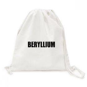 Dıythinker Beryllium Element İsim Kimya Kanvas İpli Sırt Çantası
