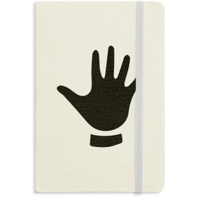 Dıythinker Beş Hareket Silüeti Desenli Kumaş Sert Kapak A5 Defter