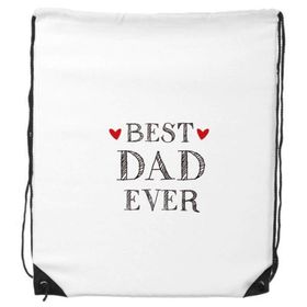 Dıythinker Best Dad Ever Quote Loved Ones İpli Sırt Çantası