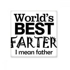 Dıythinker Best Father Alıntı Babalar Günü 10x10 cm Seramik Karo