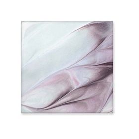 Dıythinker Beyaz Lavanta Katlar Zarif Soyut Sanat İllüstrasyonu Seramik Biske Fayans Dekorasyon 20x20 cm Seramik Karo