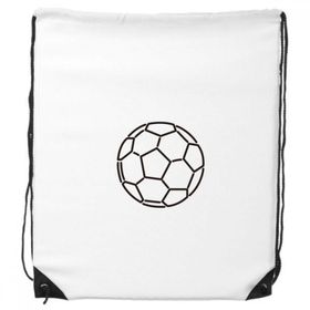 Dıythinker Beyaz Siyah Futbol Futbol Sırt Çantası
