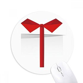 Dıythinker Beyaz Soyut Noelsi Origami Baskılı Yuvarlak Kaymaz Kauçuk Mouse Pad