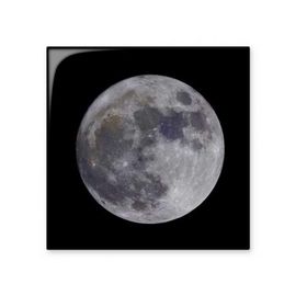 Dıythinker Big Moon Dark Night Sky 15x15 cm Seramik Karo