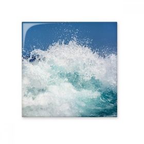 Dıythinker Bilim Doğa Okyanus Su Deniz Dalgalı Resim 20x20 cm Seramik Karo