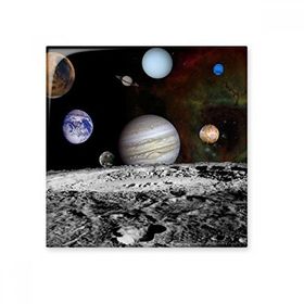 Dıythinker Birçok Gezegenler Karanlık Evren Seramik 10x10 cm Seramik Karo