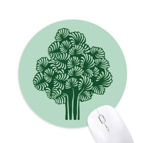 Dıythinker Bitkiler Çiçekler Ağaçlar Yapraklar Baskılı Yuvarlak Kaymaz Kauçuk Mouse Pad