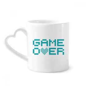 Dıythinker Blue Game Over Pixel Kahve Kupaları Seramik Kupa