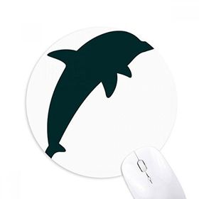 Dıythinker Blue Ocean Streamline Sevimli Yunus Baskılı Yuvarlak Kaymaz Kauçuk Mouse Pad