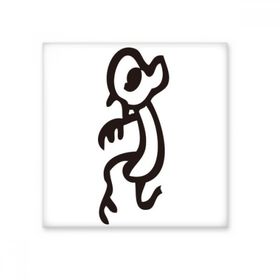 Dıythinker Bones Yazıları Çin Zodyak Maymun Seramik 10x10 cm Seramik Karo
