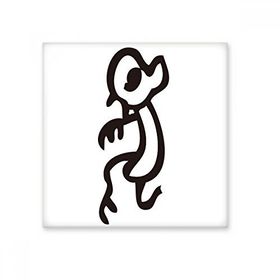 Dıythinker Bones Yazıları Çin Zodyak Maymun Seramik 10x10 cm Seramik Karo