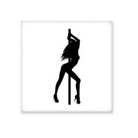 Dıythinker Boru Dans Performansı Seksi Dansçı Seramik 10x10 cm Seramik Karo