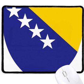 Dıythinker Bosna Hersek Amblemi Ülke Kaymaz Mouse Pad