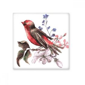 Dıythinker Branch Kuşlar Çiçek 10x10 cm Seramik Karo