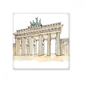 Dıythinker Brandenburg Kapı Doğu Almanyada Seramik 10x10 cm Seramik Karo