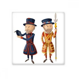 Dıythinker Britanya İngiltere Londra Kraliyet Askerleri 15x15 cm Seramik Karo